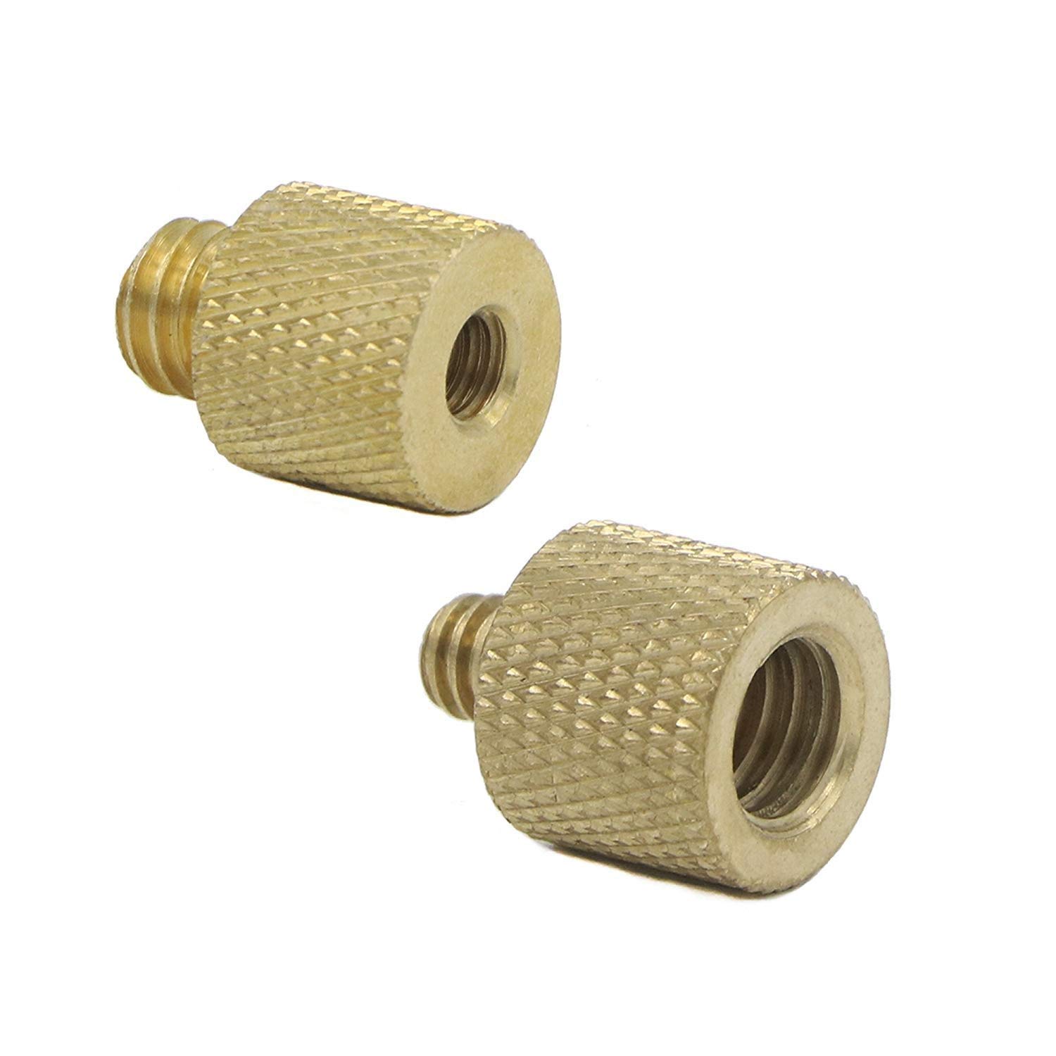 2 Spigot + Adattatori Per Treppiede - Compatibile Con Viti &frac14; E ⅜ Pollice, 100% Metallo, Marca Adaptout