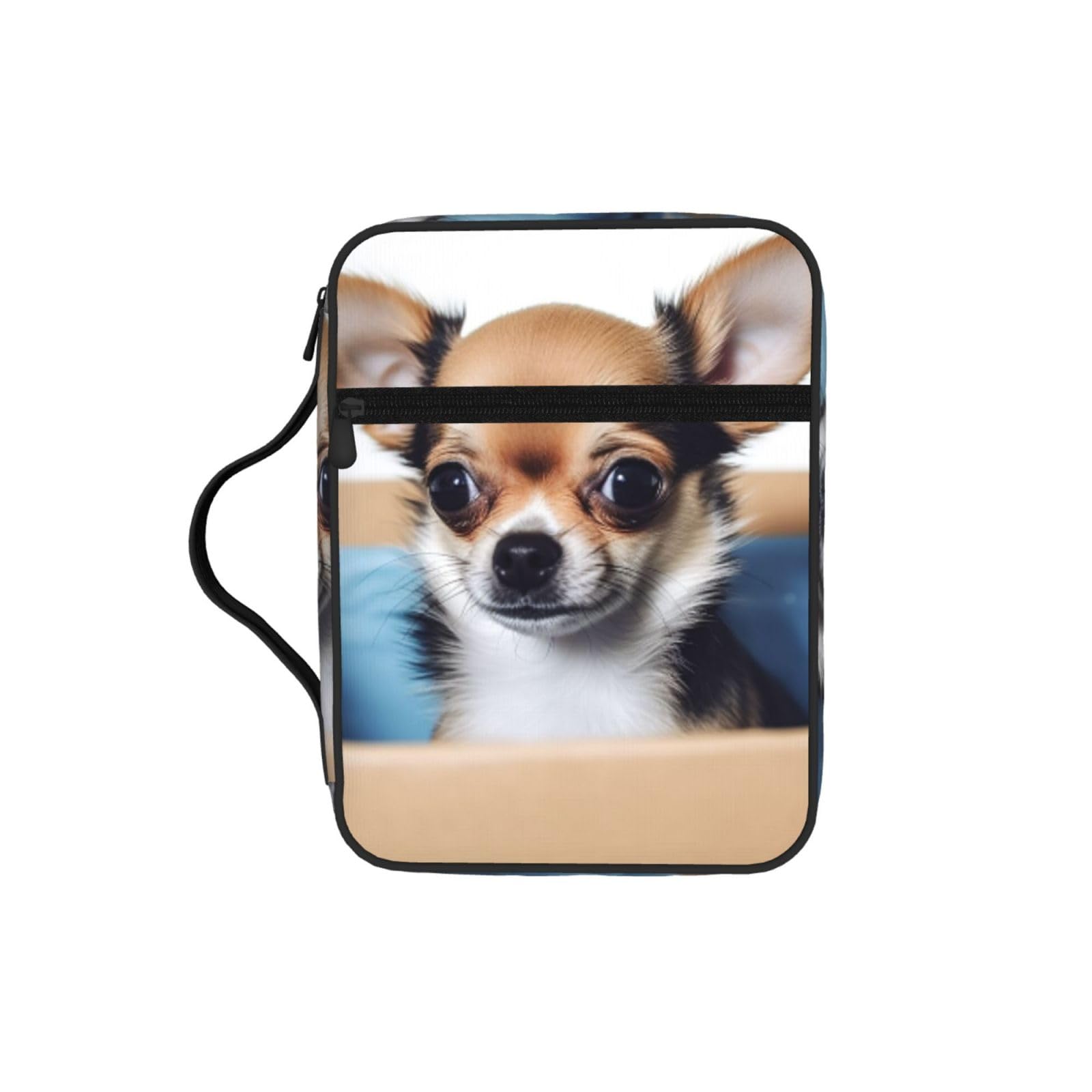 Dog In The Box Bible Cover Case Waterproof Bible Bag With Handle Organizer Storage Book Cover For Bible Study