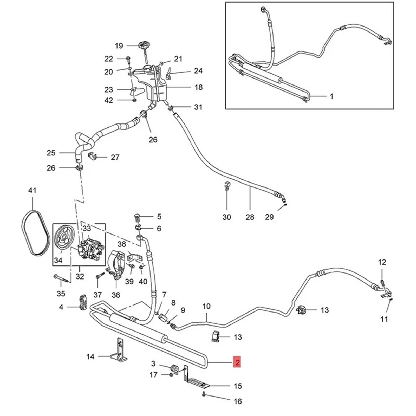 1 Stück Servolenkungspumpe Rohrschlauch Kompatibel Mit Cruze 1.6L 1.8L 2009 2010 2011 2012 OEM:13301825 13366824