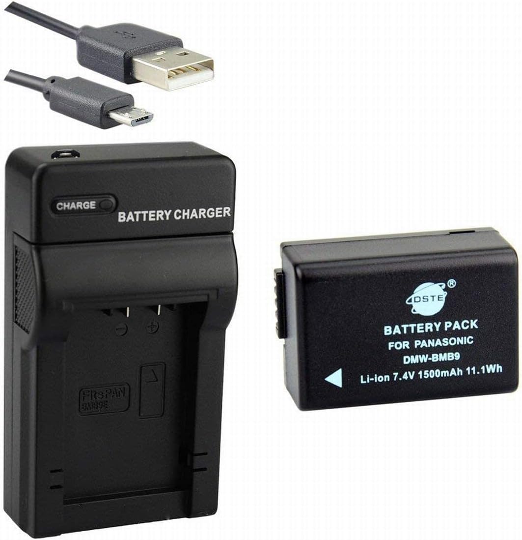 Chargeur USB Vhbw Compatible Avec Panasonic VW-VBX090, VW-VBX090E - Recharge Rapide Avec Câble Inclus