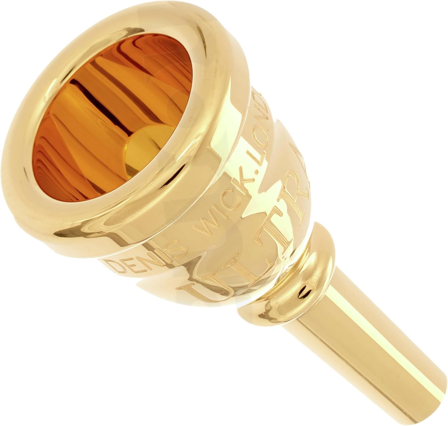 Denis Wick Steven Mead Ultra Euphonium Mouthpiece Silver Plated, SM3X - V-Type Backbore for Balanced Airflow & Tone - Large Shank Fitting Euphonium Accessories for Easy Articulation 26.4 x6.3x7.45mm