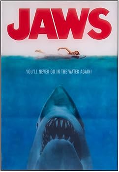Amazon.co.jp : Fizz Creations Jaws 映画ポスターライトA4