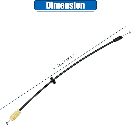 Miniatura 7 de uxcell Cable de bloqueo de puerta lateral delantera para Chevrolet Silverado para GMC Sierra Cable de pestillo de puerta reemplazar 25880301