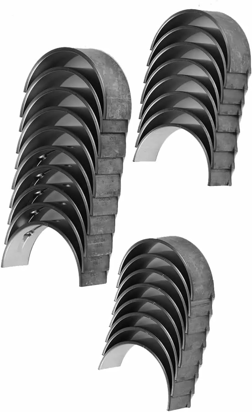 1set Con Rod & Crankshaft Main Bearing Set 94810120800 94810321000 Compatible with Cayenne S Turbo 9PA 4.5L V8 M48.00 M48.50