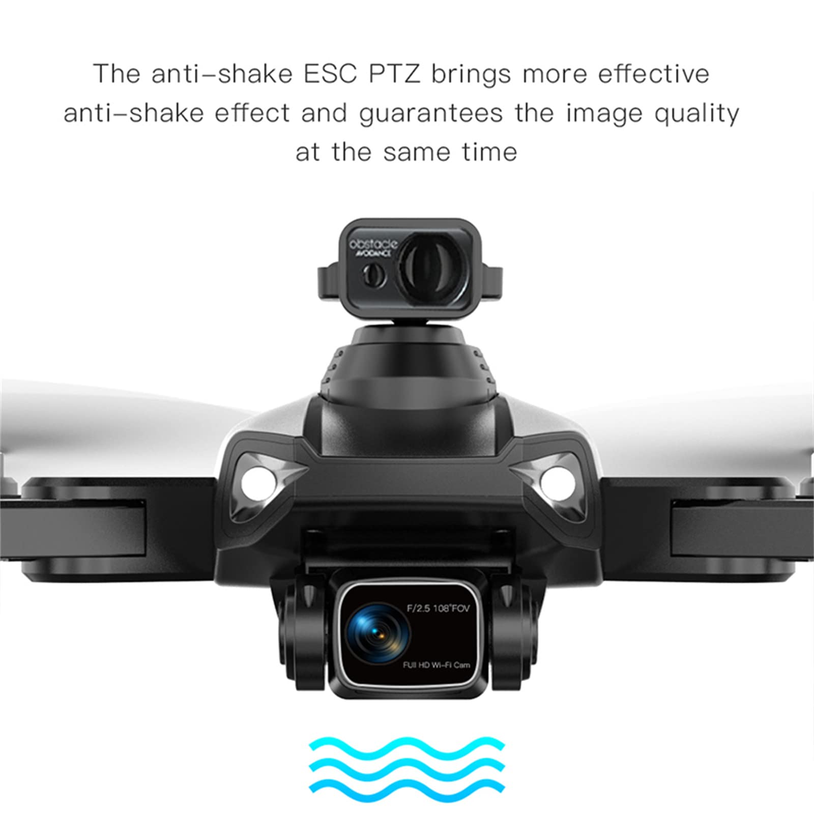 Drone GPS Con Fotocamera Per Adulti 4K, 5G FPV Live Video RC Quadricottero Per Principianti Giocattoli Regalo, 2 Batterie, GPS Ritorno Automatico A Casa, Seguimi, Controllo Di Gravità, Waypoint Fly