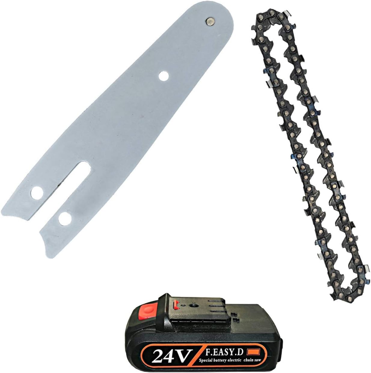 Mini Chainsaw, 4 Inch Cordless Electric Portable Battery Chain Saw with