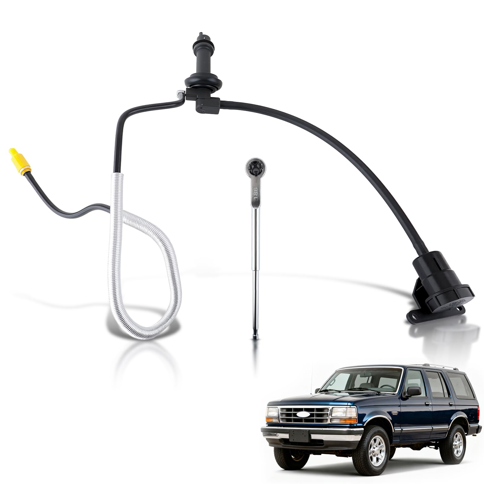 AUTOKAY ‎5L5Z-7A543-AA Clutch Master Cylinder and Line Set Fits for Ford Explorer 1995-2001, Ranger 1995-2011, for Mazda B2300 1994-2007, B2500 1998-