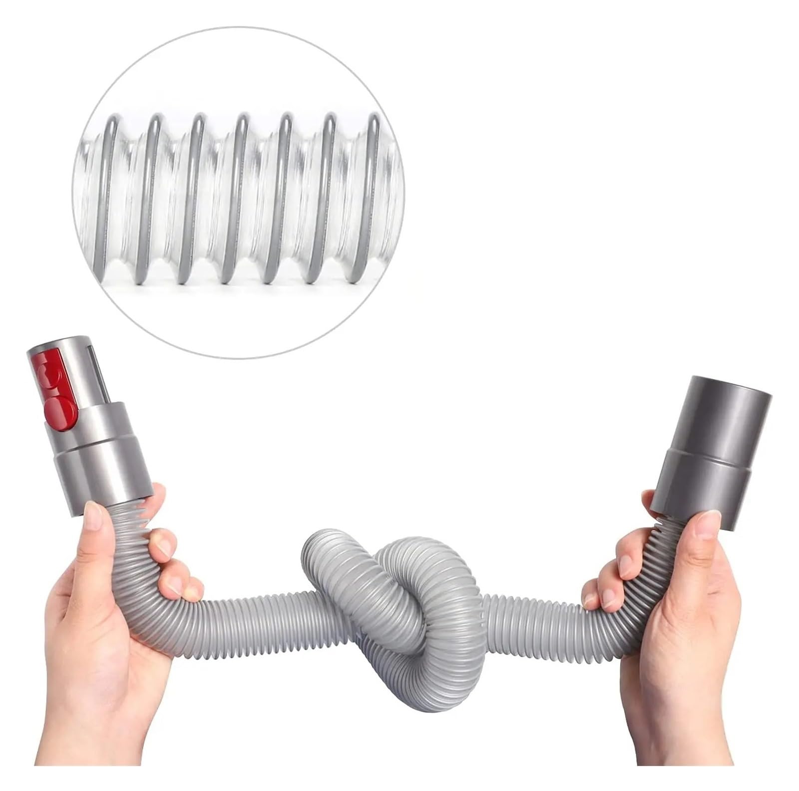 Accesorios Tubo de aspiradora compatible con Dyson Manguera Extensión inalámbrica for el hogar V7 V8 V10 V11 V12 V15 Limpiador Dust Daddy Herramienta de limpieza