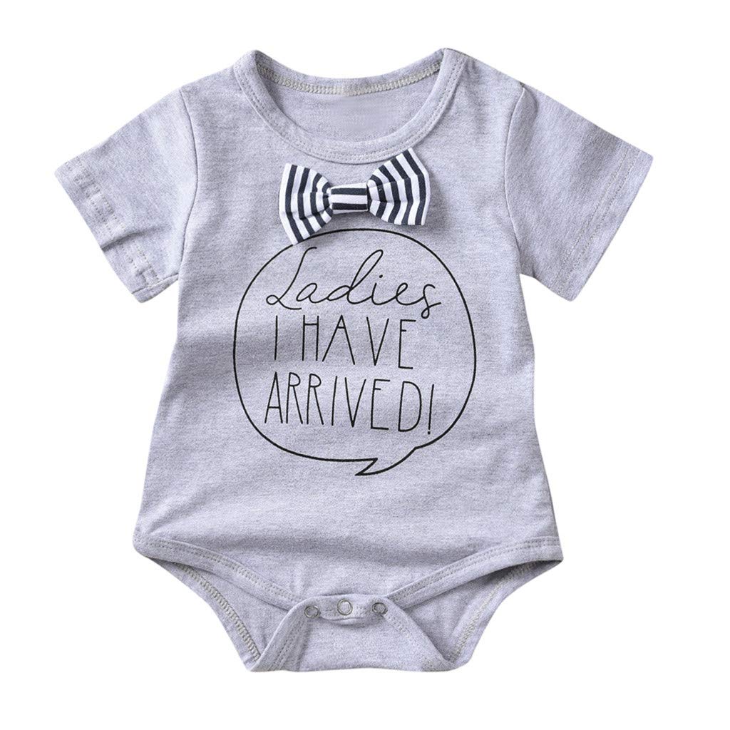 Clearance Sale Newborn Kids Baby Boys Girls Cotton blend Letter Floral Print Romper Jumpsuit Outfits Party Clothes