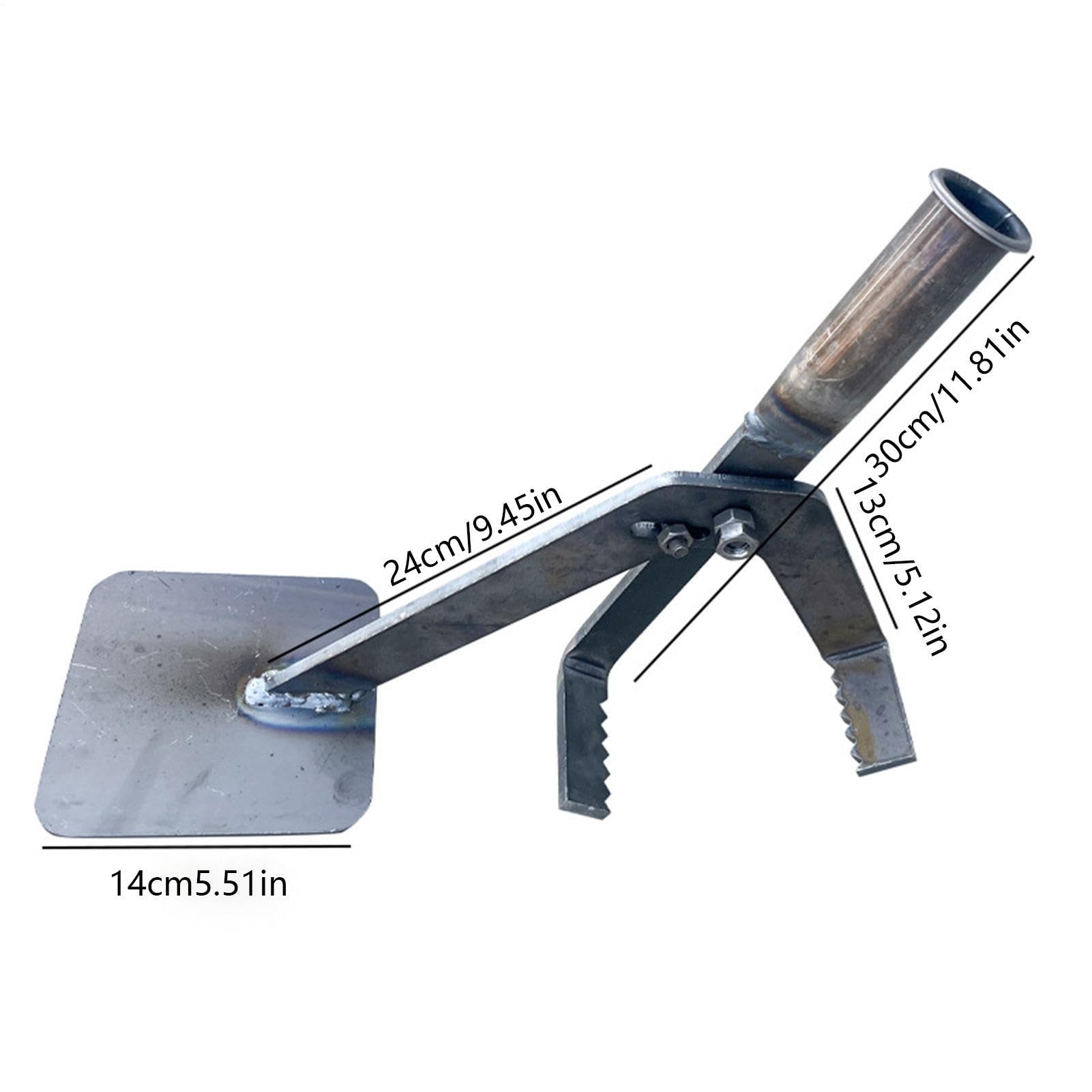 Extractor de Raíces Extractor Ajustable Antideslizante | Herramienta Para Tallos Maíz Extractor De Raíces Para Jardinería Paisajismo Plantación Exterior Patio Jardín Granja Césped