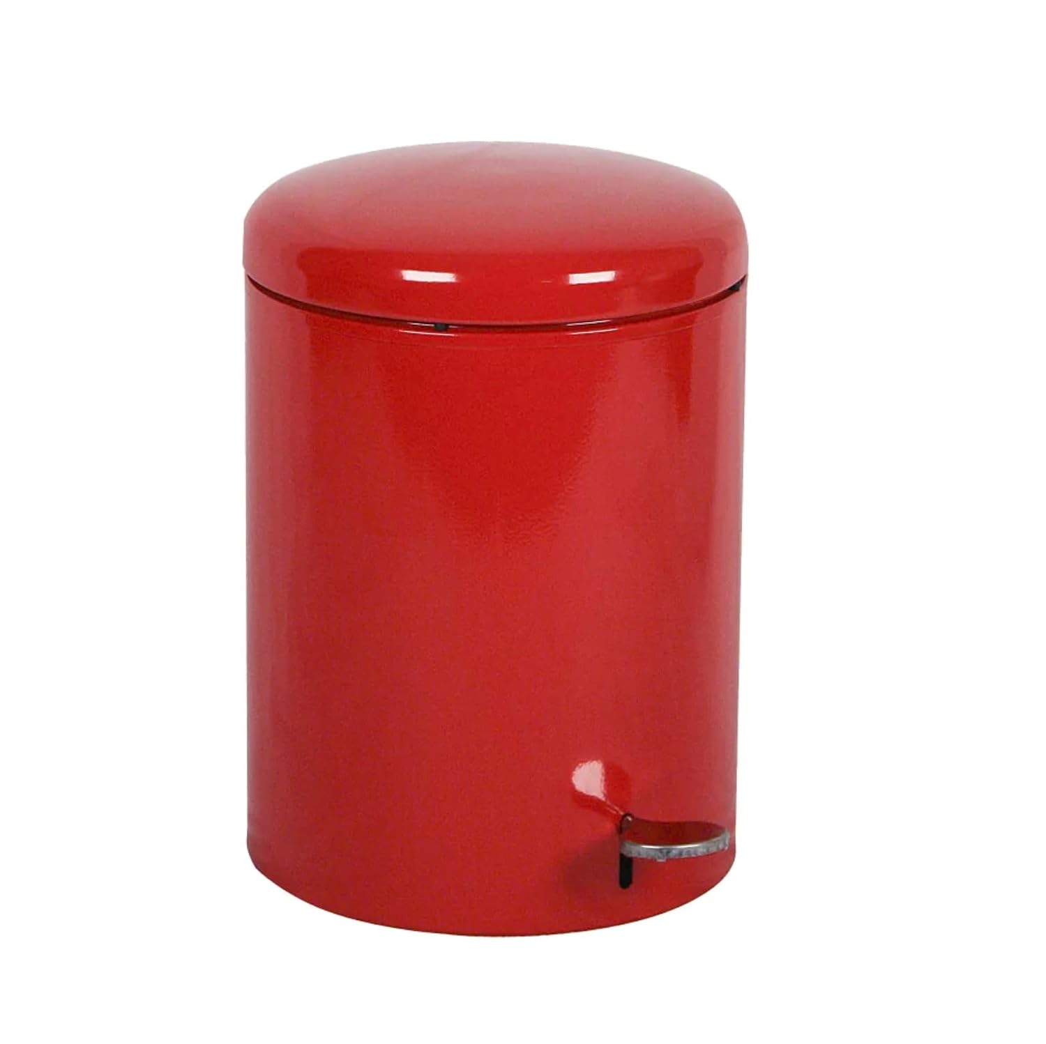 4 Gallon 2240WH Step-On Waste Receptacle for Hands Free Disposal | 11" Dia. x 16" H | Great for Healthcare Facilities and Contamination Control | Red