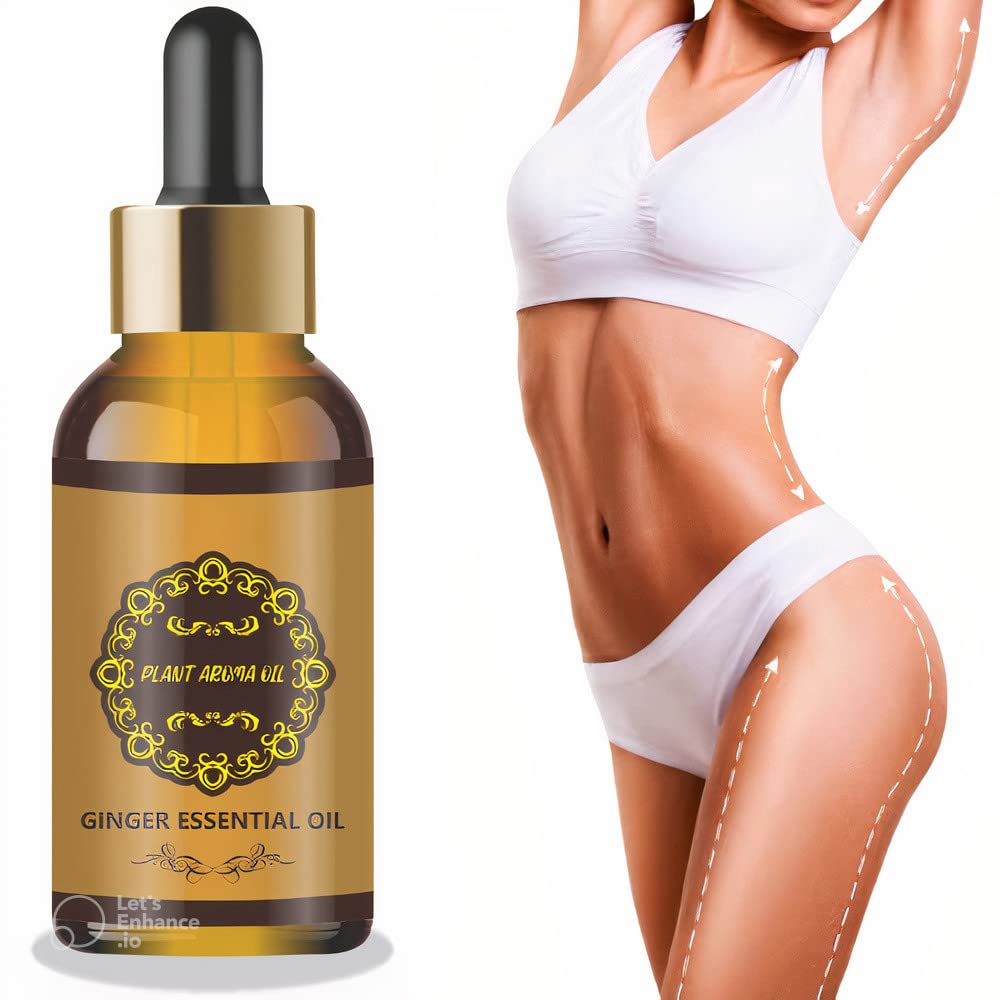 Herbal Ginger Massage Oil, Tummy Ginger Oil, for Belly Drainage oil for Belly/Fat Reduction for ayurvedic fat loss oil,30ML