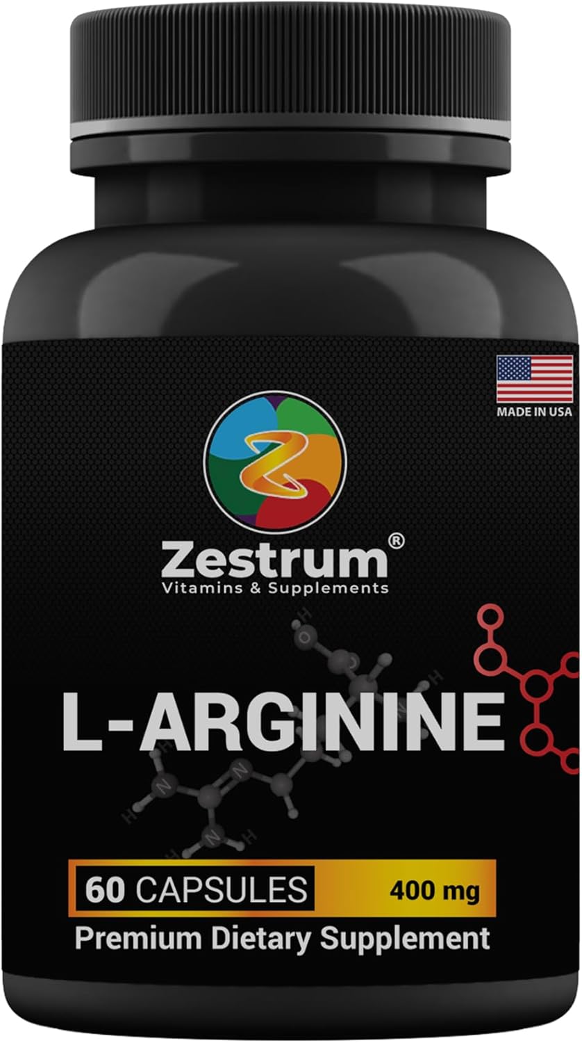 ZESTRUM Pure L Arginine 400mg Capsules Best LArginine