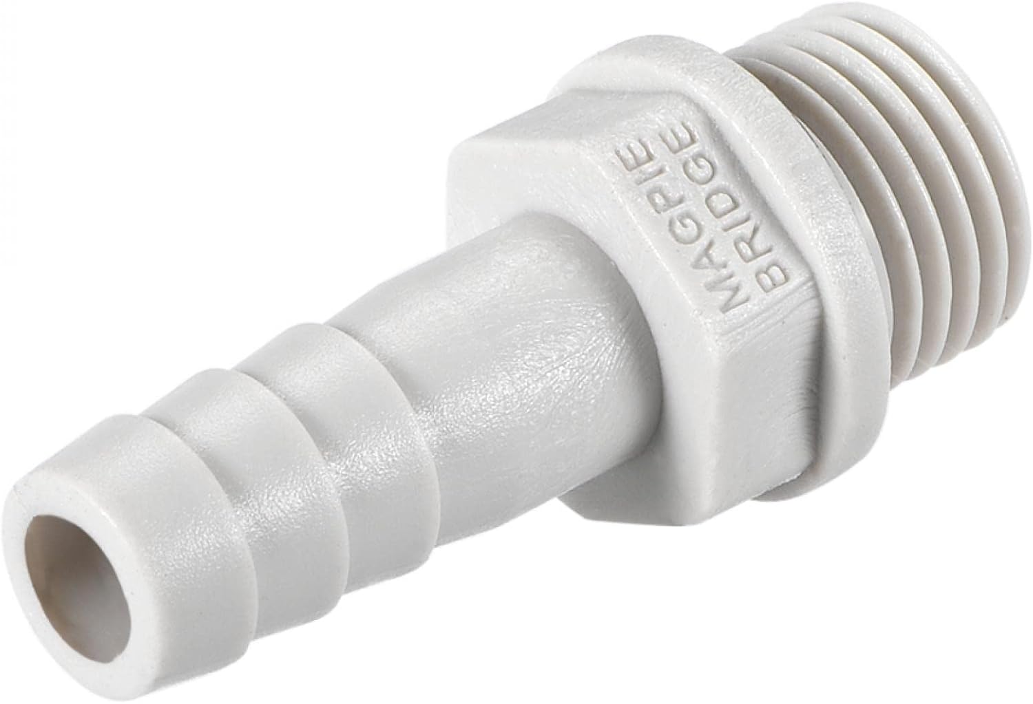 uxcell PVC Barb Hose Fitting Connector Adapter 8mm or 5/16" Barbed x G1/4 Male Pipe 5pcs
