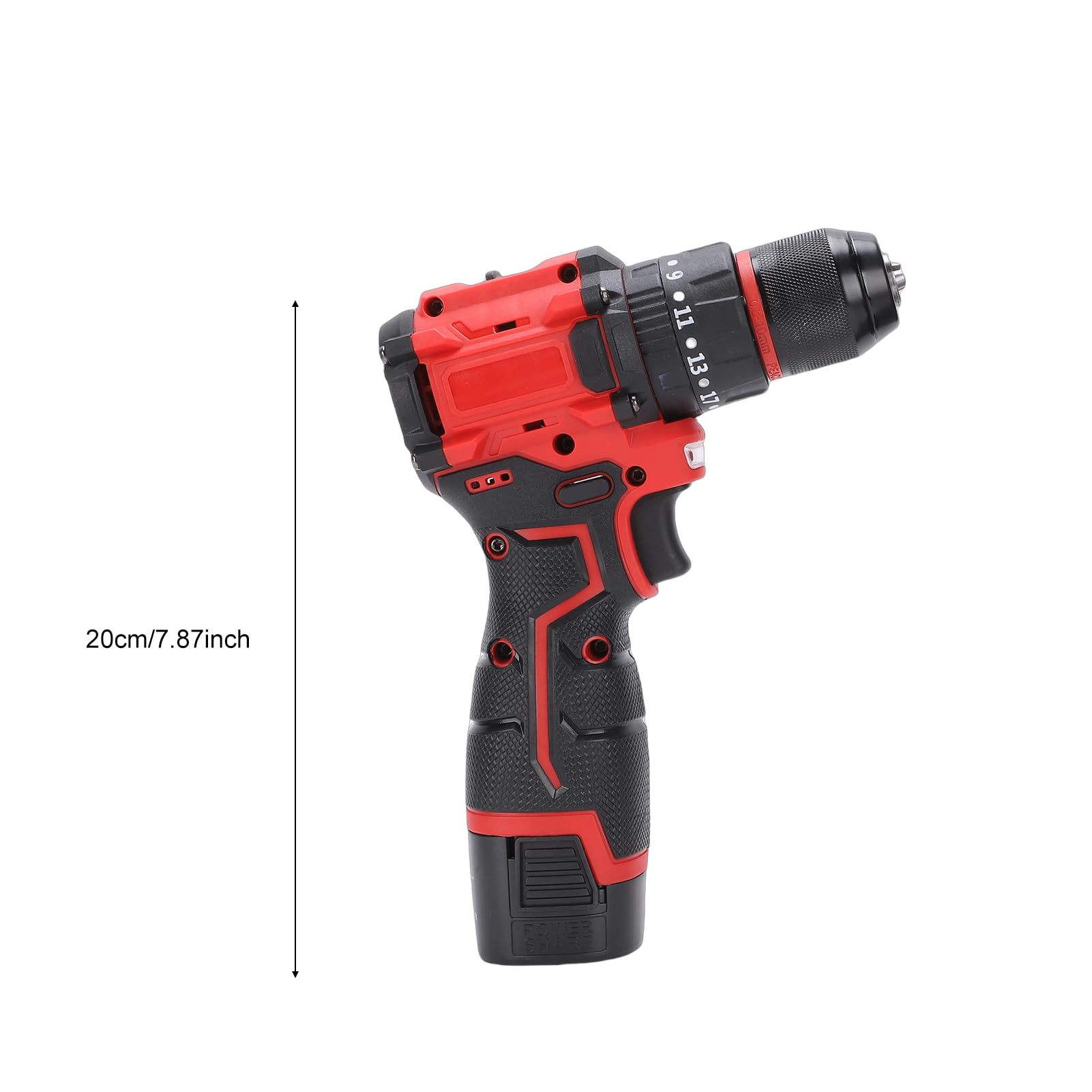 Perceuse à percussion sans fil ZASCHMOY, kit combiné 16,8 V, légère, avec 3 batteries, témoin de surcharge LED, pour le montage de meubles, prise UE 230 V.