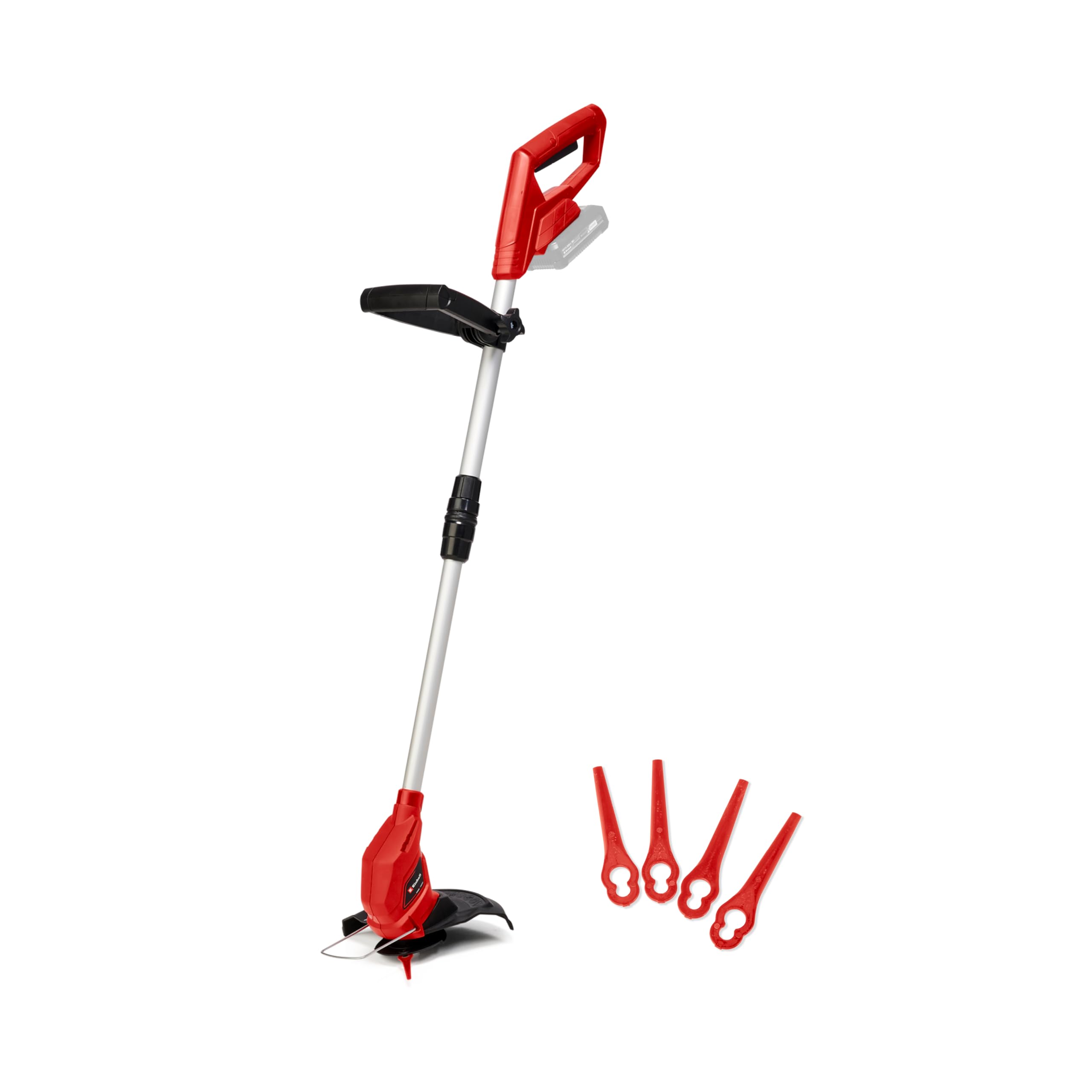 Einhell Cortabordes a batería - GC-CT 18/24 Li - Solo Power X-Change - Ligero y manejable, Mango Ajustable y Mango Adicional, Protector de Flores, Incluye 20 Cuchillas. Batería y Cargador aparte