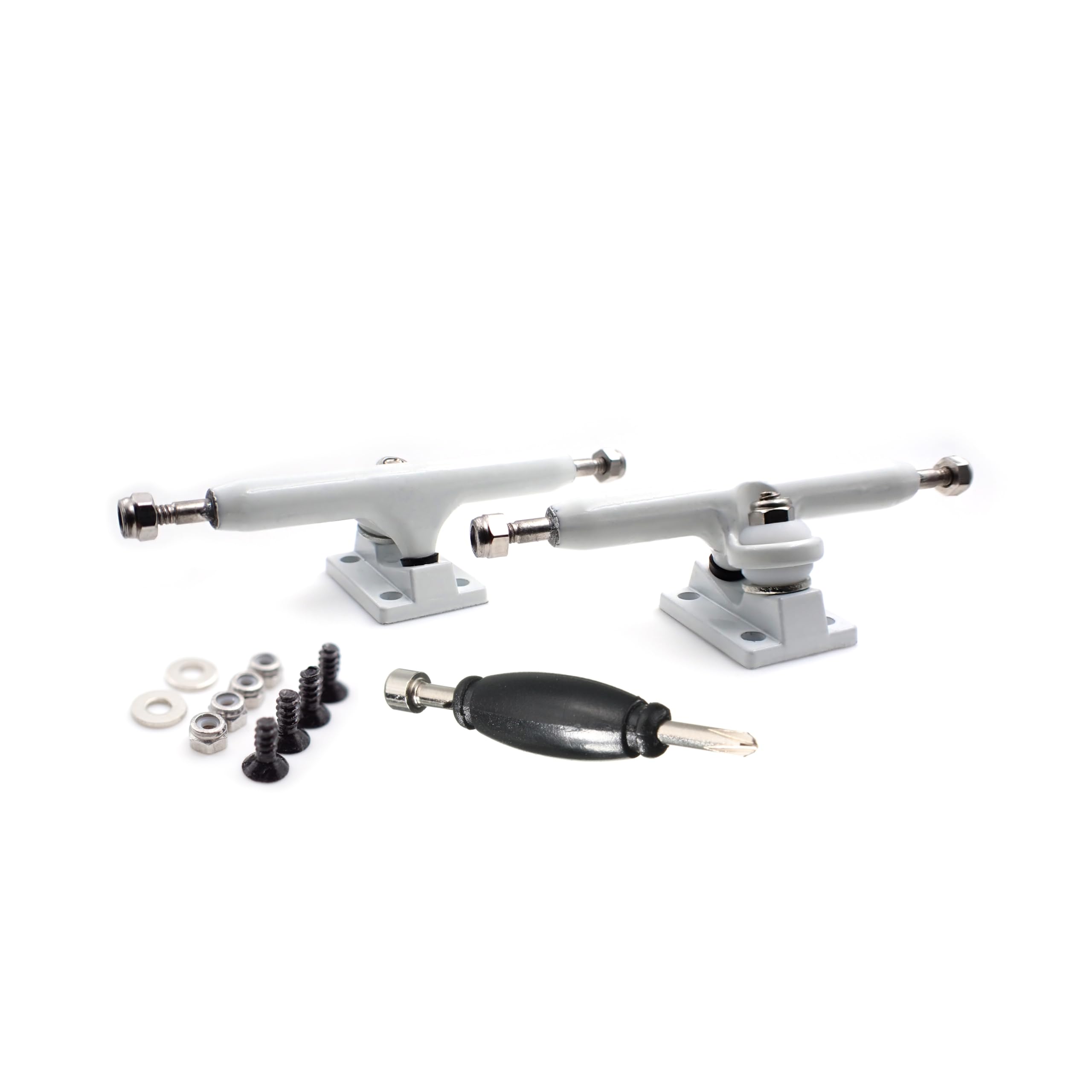 SPITBOARDS® 36 mm Fingerboard Pro Trucks by, Real Lock Nuts, Rubber Urethane Bushings, Optimised Hanger, Width 36 mm
