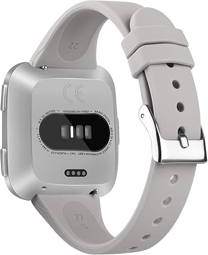 Miniatura 6 de Tobfit Pack 3 bandas delgadas compatibles con Fitbit Versa 2 BandsFitbit VersaFitbit Versa LiteSE, pulsera de repuesto de silicona para hombres y
