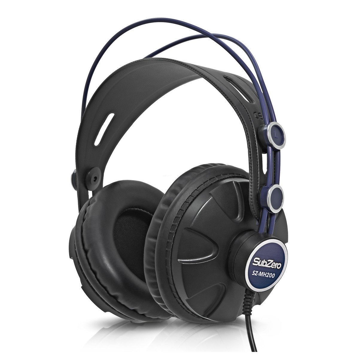 SubZero SZ-MH200 Auriculares de Monitorización + Estuche | Auriculares cerrados para un aislamiento sonoro eficaz, amplia gama de frecuencias, diadema ajustable, estuche incluido