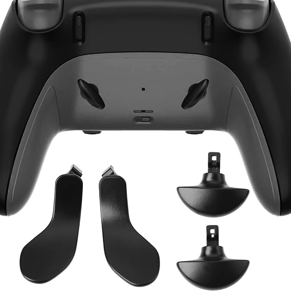4pcs Controller Back Paddles Black Compatible with PS5 DualSense Edge