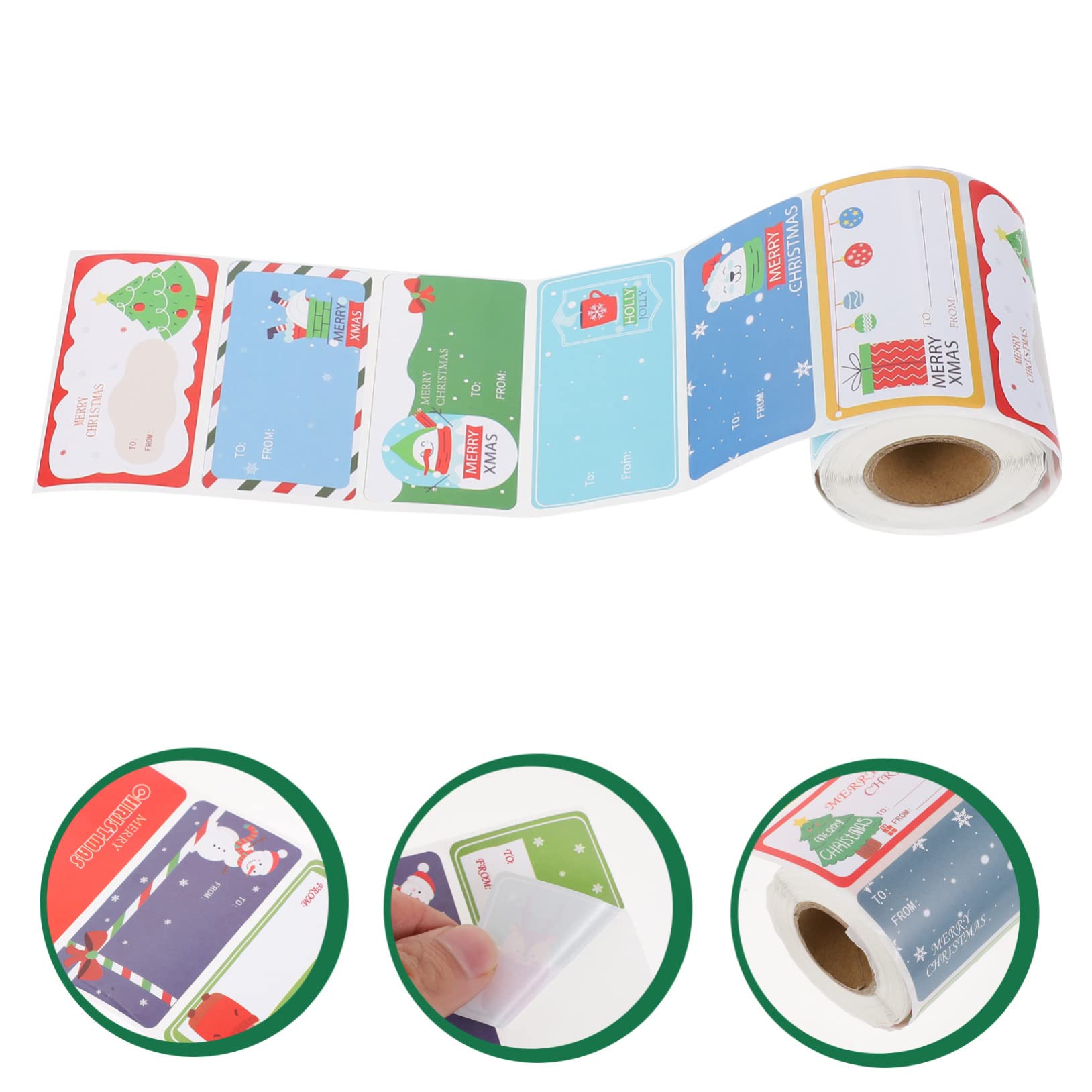 SHINEOFI 900pezzi Adesivi Natalizi Per Biglietti Stickers Autoadesivi Per Decorazioni e Chiusura Design