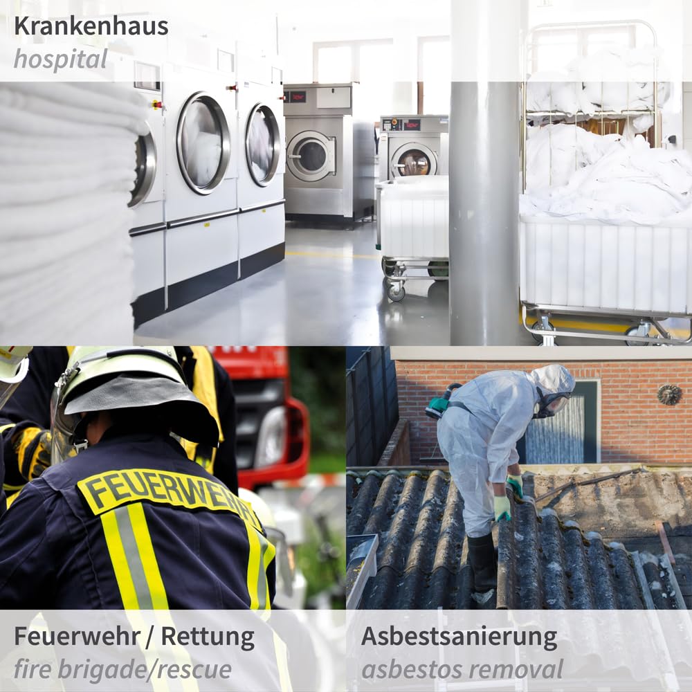 FRANZ MENSCH 200 Stück Hygostar Wäschebeutel Care | PVA, V: 60l, rot, L: 84cm, B: 66cm, Karton, Wäschesack, Wäschebeutel, Wäschtüte