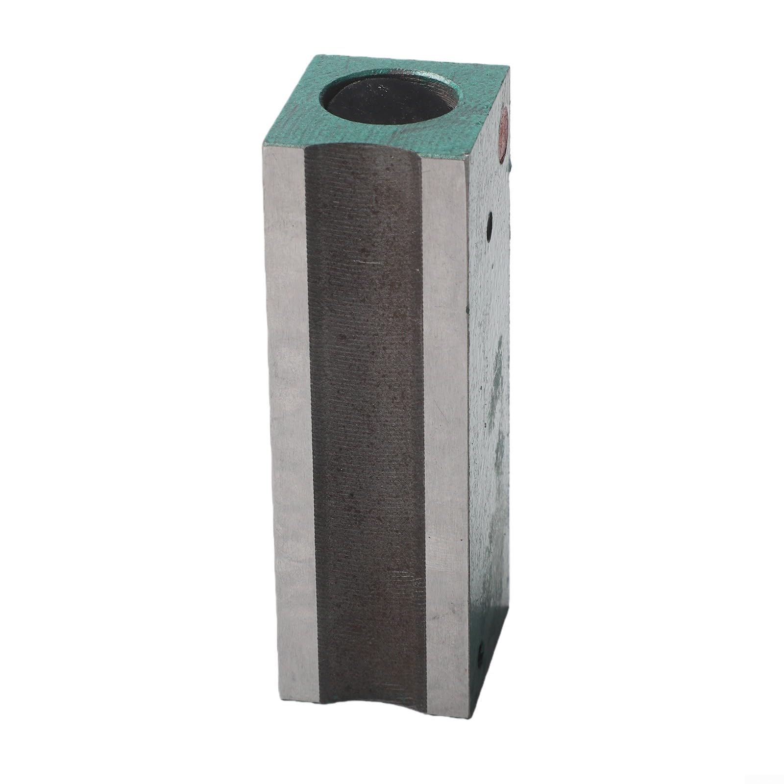 Nivel de tira de acero industrial de 100 mm con precisión de 0,02 mm, base de ranura en V para herramienta maquinista para planitud y medición de ángulo pequeño, incluye caja de madera