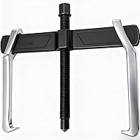 Tlence 10 Inch 2-Jaw Gear Puller - Adjustable Heavy Duty Steel Tool for Bearings, Flywheels, Pulleys & DIY Removal