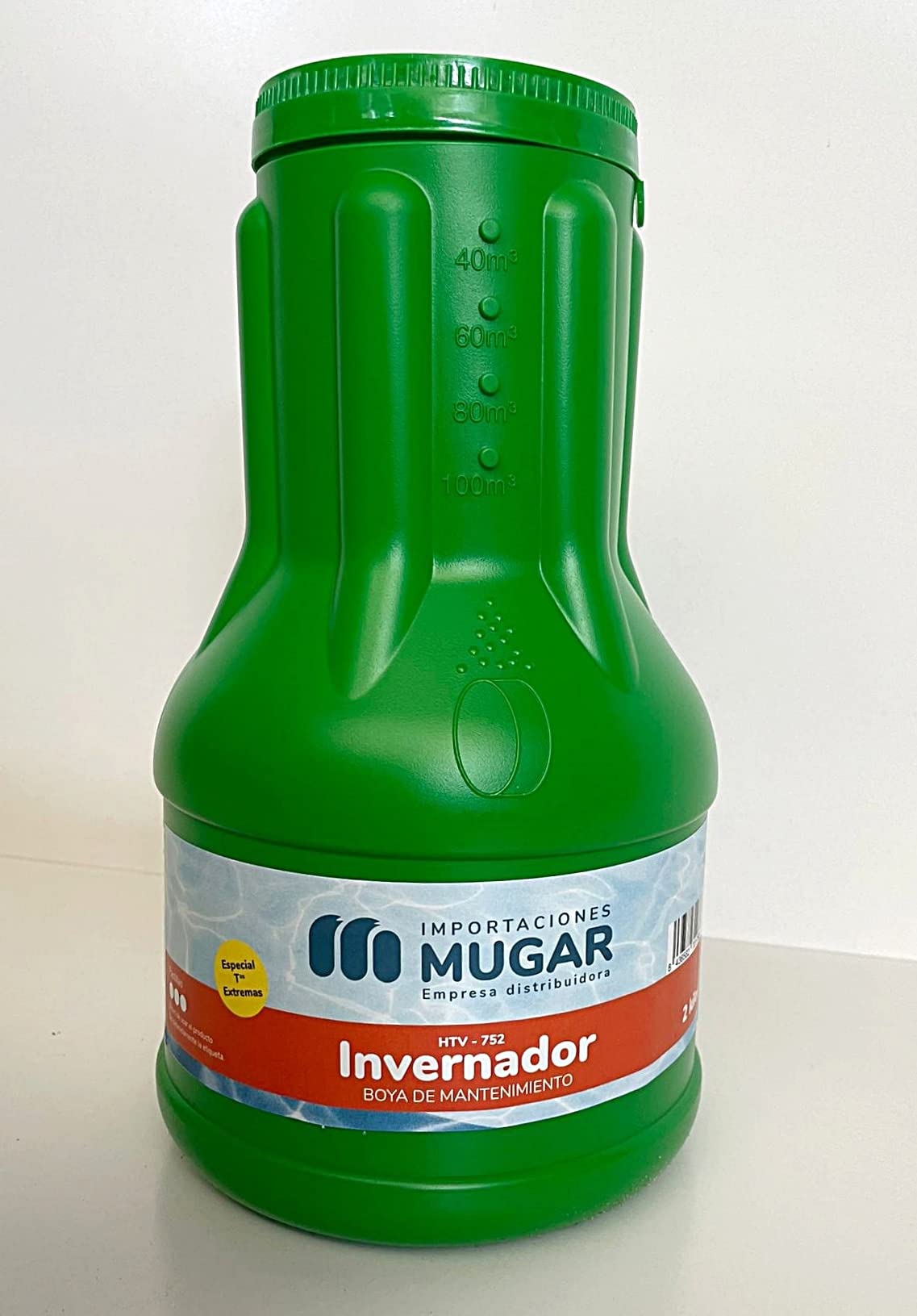 MUGAR- Dosificador Invernada 2 kg- Packs de 2/4/6- Invernaje y Mantenimiento de Piscinas- Mantenimiento de Invierno. (6)