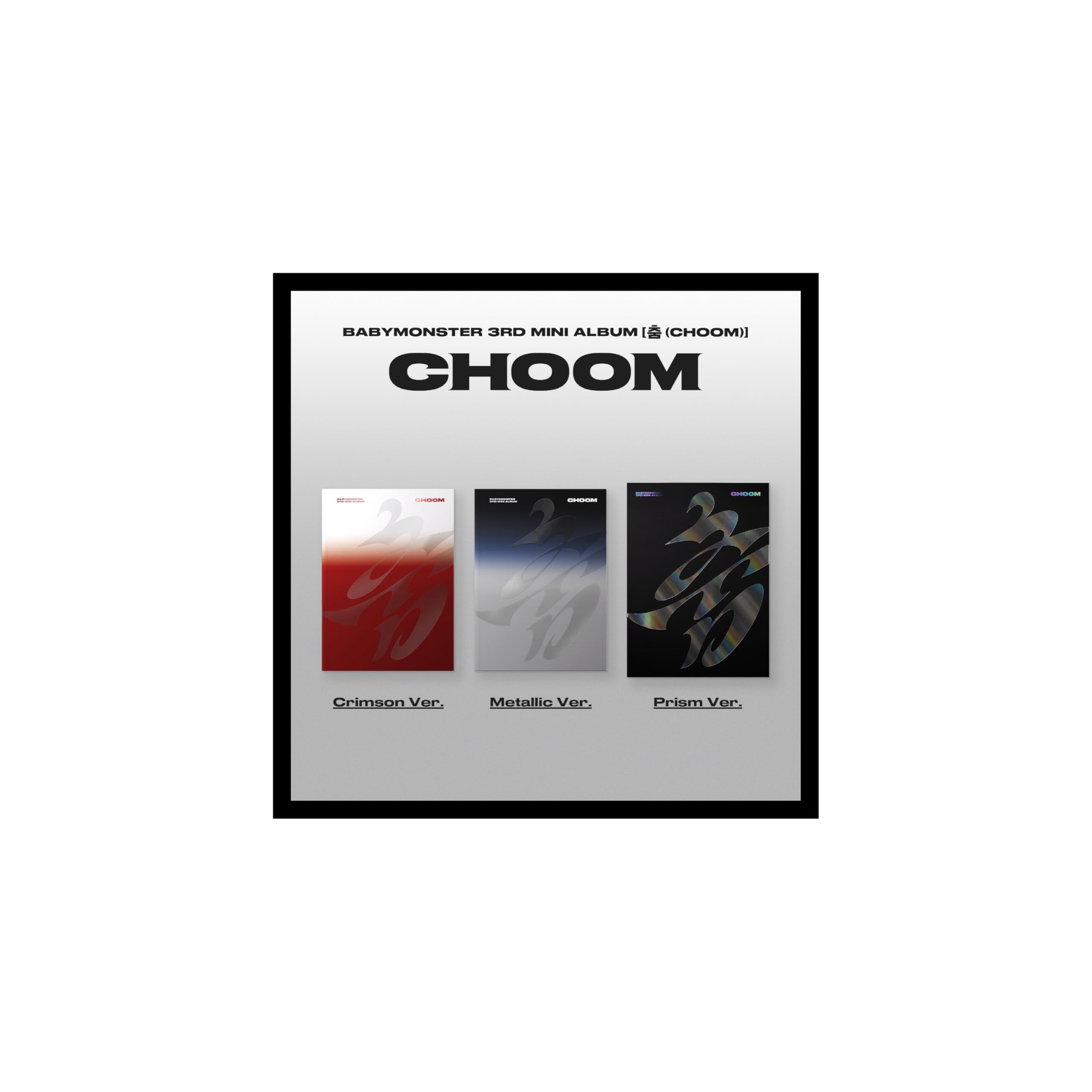 BABYMONSTER CHOOM 3rd Mini Album Standard Crimson Version CD+
