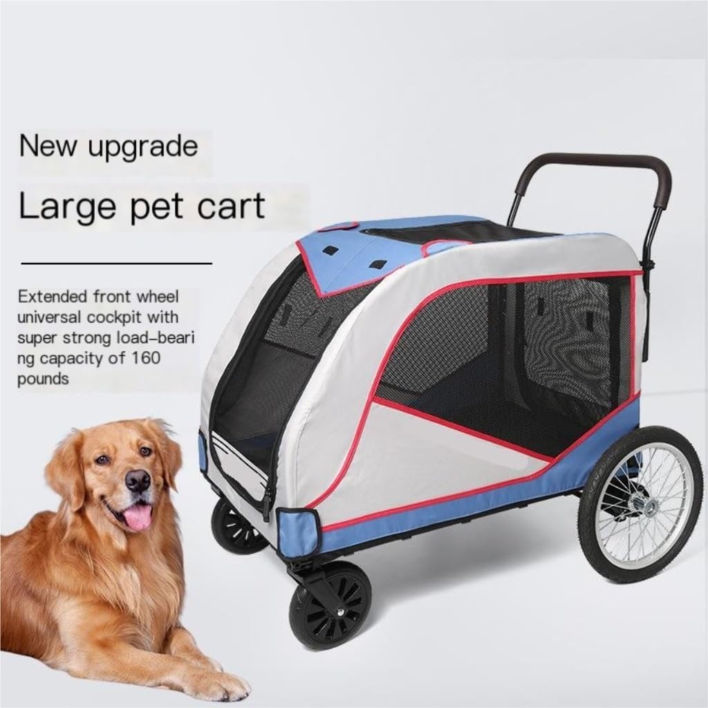 ペット用ベビーカー ペットベビーカー、犬猫トラベルカート、犬カート、ポータブル折りたたみベビーカー、多機能ペットベビーカー 犬 ベビ