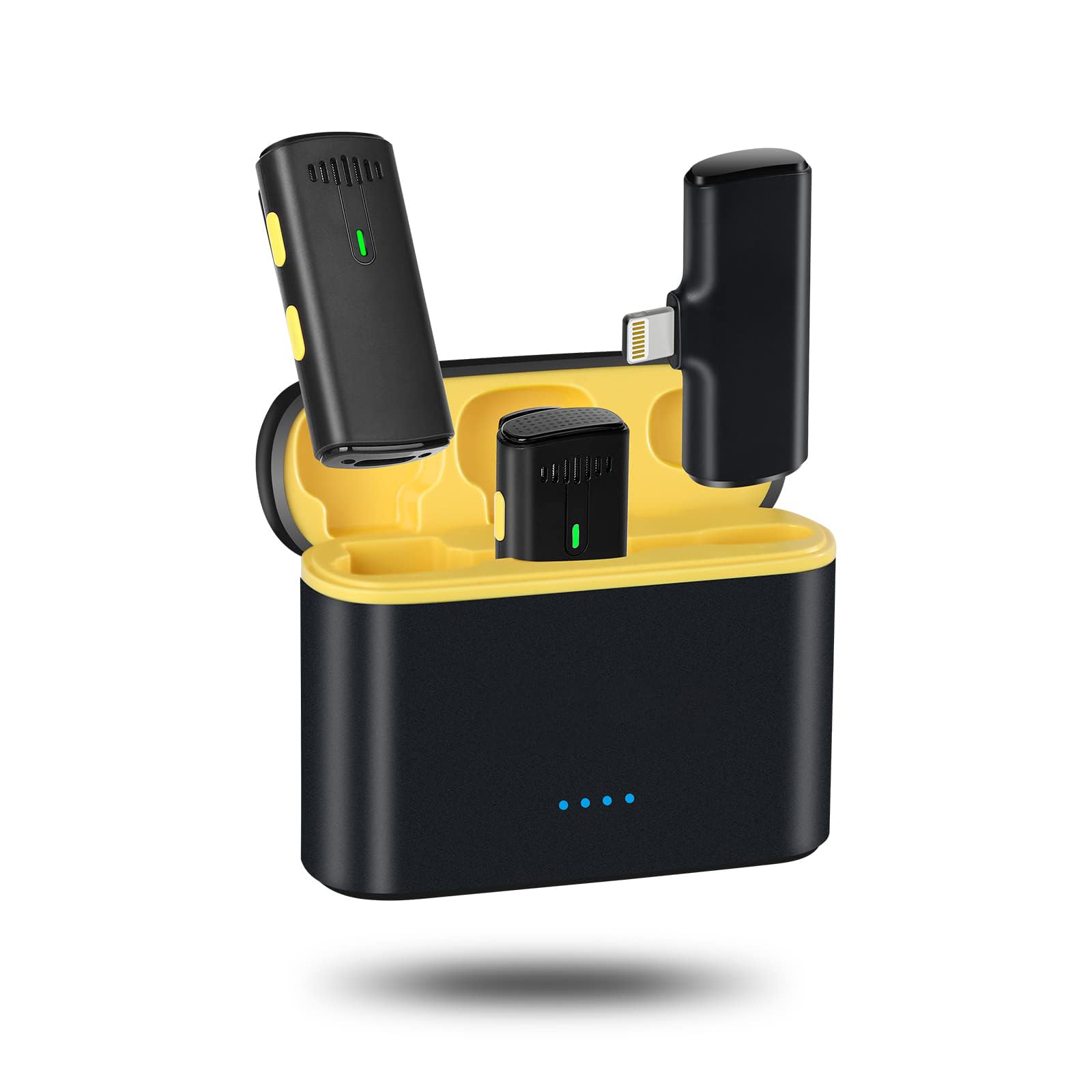 Sponsored Ad – MAKINGTEC Wireless Lavalier Microphone, 2 Pack for iPhone iPad 7H Clip-on Lapel Microphone Wireless for Video Recording Vlogging, YouTube, Interview, with Charging Case, 3 Mode Denoise, 70ft (Style 4)