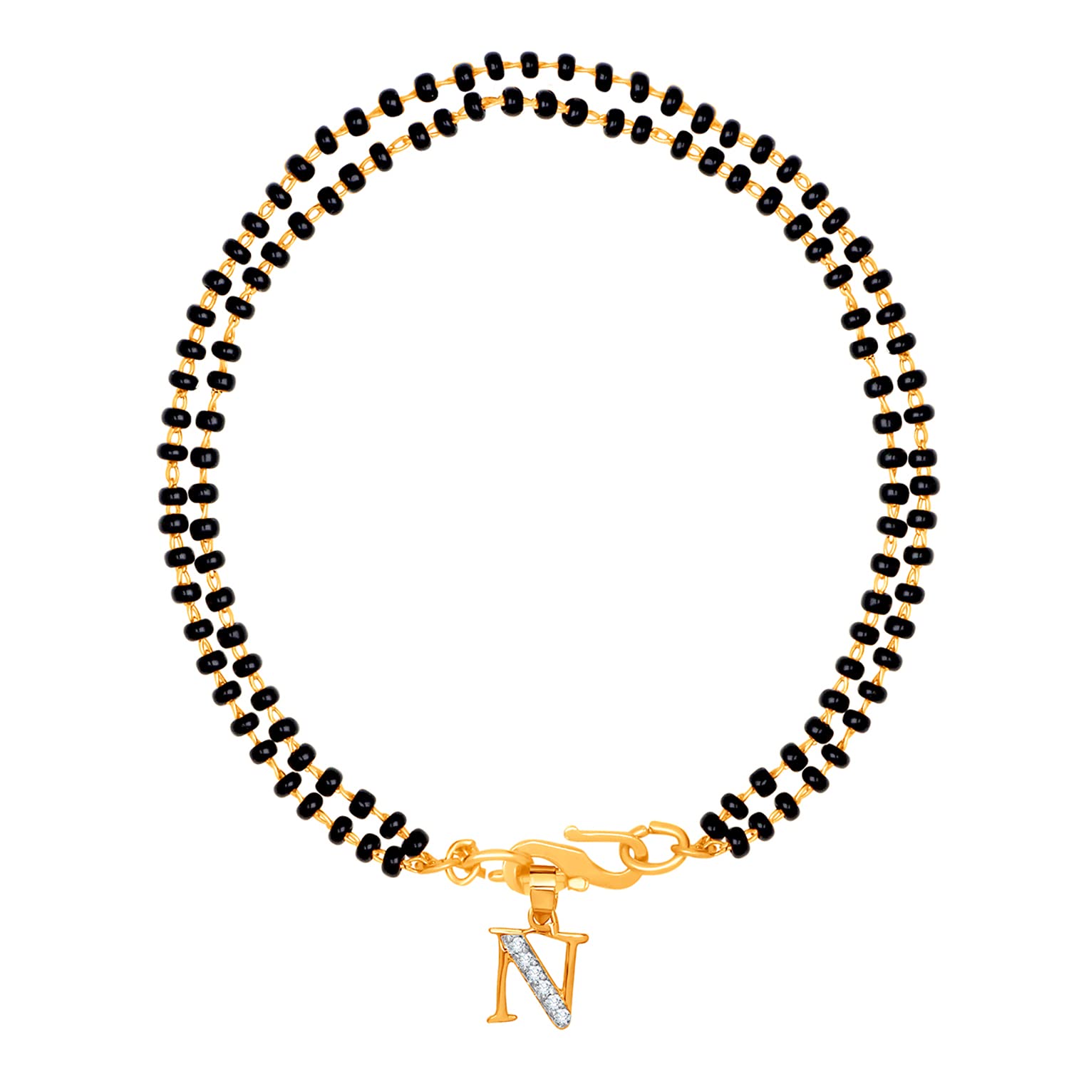 See full amazon price history chart for Mahi Dual Chain N Alphabet Initial Mangalsutra Bracelet with Beads and Cubic Zirconia for Women (BR1100801G) Mahi Dual Chain N Alphabet Initial Mangalsutra Bracelet with Beads and Cubic Zirconia for Women (BR1100801G) (B09W94MX55) Amazon Price History, Amazon Price Tracker