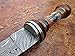 SW-149, Handmade Damascus Steel 25 Inches Sword Walnut Wood & Colored Bone Handle with Damascus Steel Guard (SW-149)