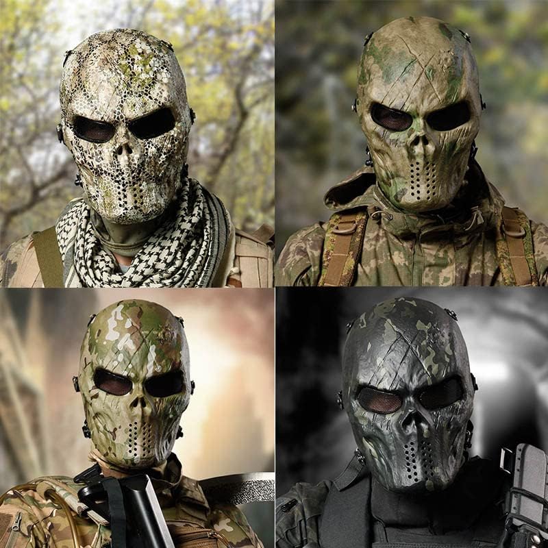 Tactical Airsoft Mask Outdoor Shooting Sports Gear Horror Gost Skul Halloween Cosplay