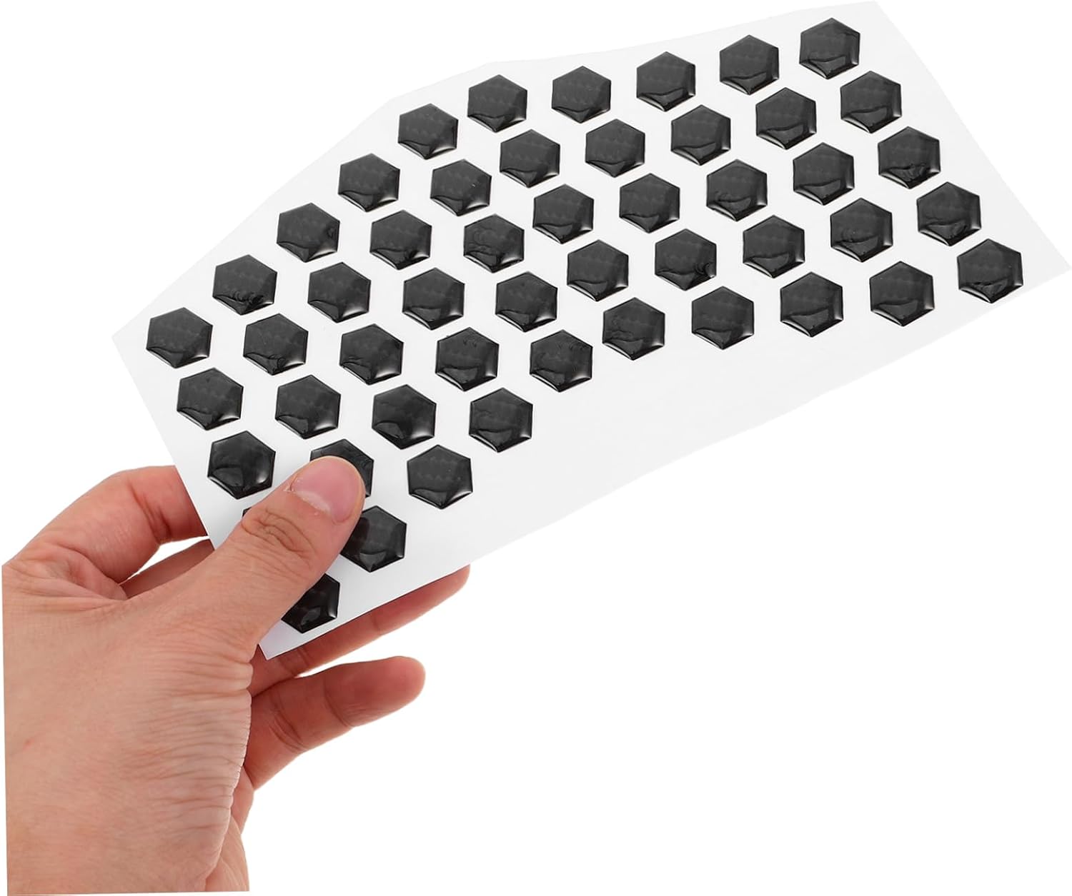 1 Sheet Hexagonal Motorcycle Protective Stickers for Scratch Collision Defense Compatible with Motorcycles Electric Scooters Easy Installation with Decals