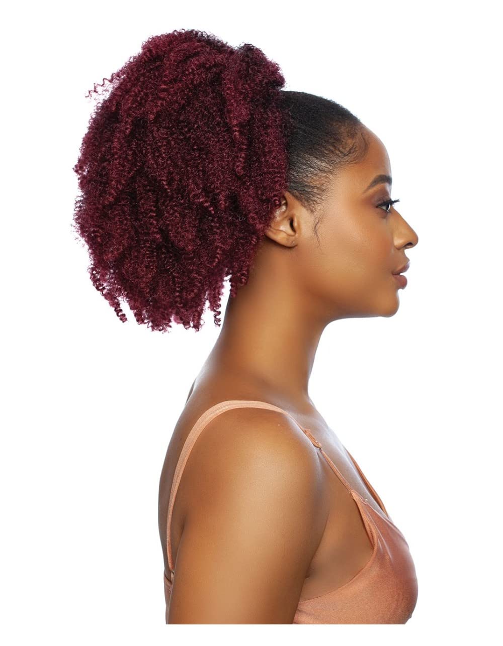 Mane Concept Yellowtail Synthetic Wrap & Tie Ponytail - YTFR01 KINKY FRO (1B)