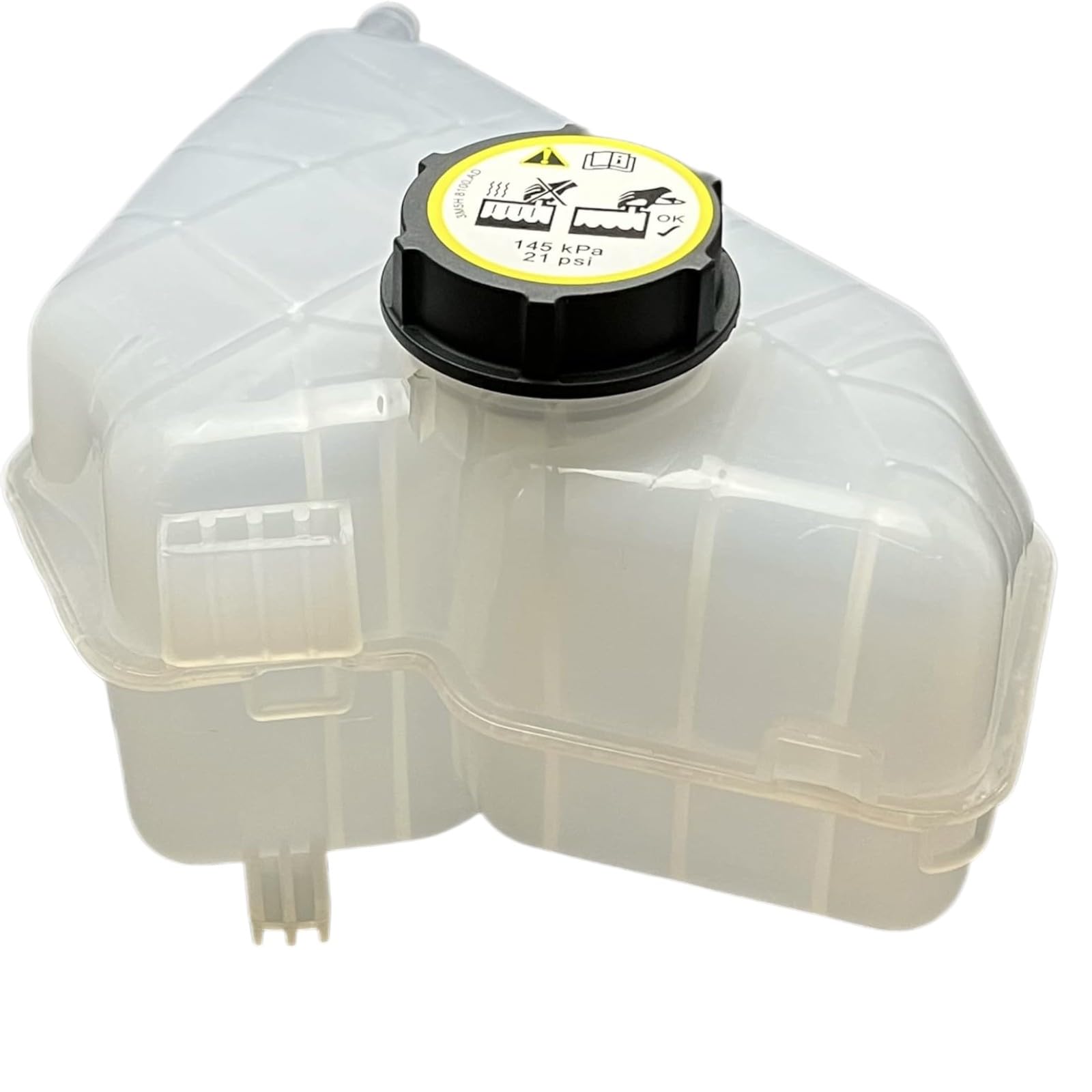 Vaschetta Acqua Serbatoio Radiatore completa di Tappo per B-MAX FIESTA VI KA - versione 3 Tubi Unico Lato - Codici 1513111/8V218K218AB - Compatibile, Non Originale