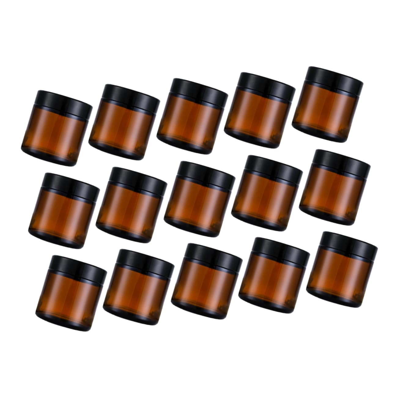 Baluue 15piezas Botellas De Cosméticos Vacías De Viaje Caja De Muestra De Cosméticos Prueba De Fugas Botella De Rellenable Para Uso Facial Maquillaje