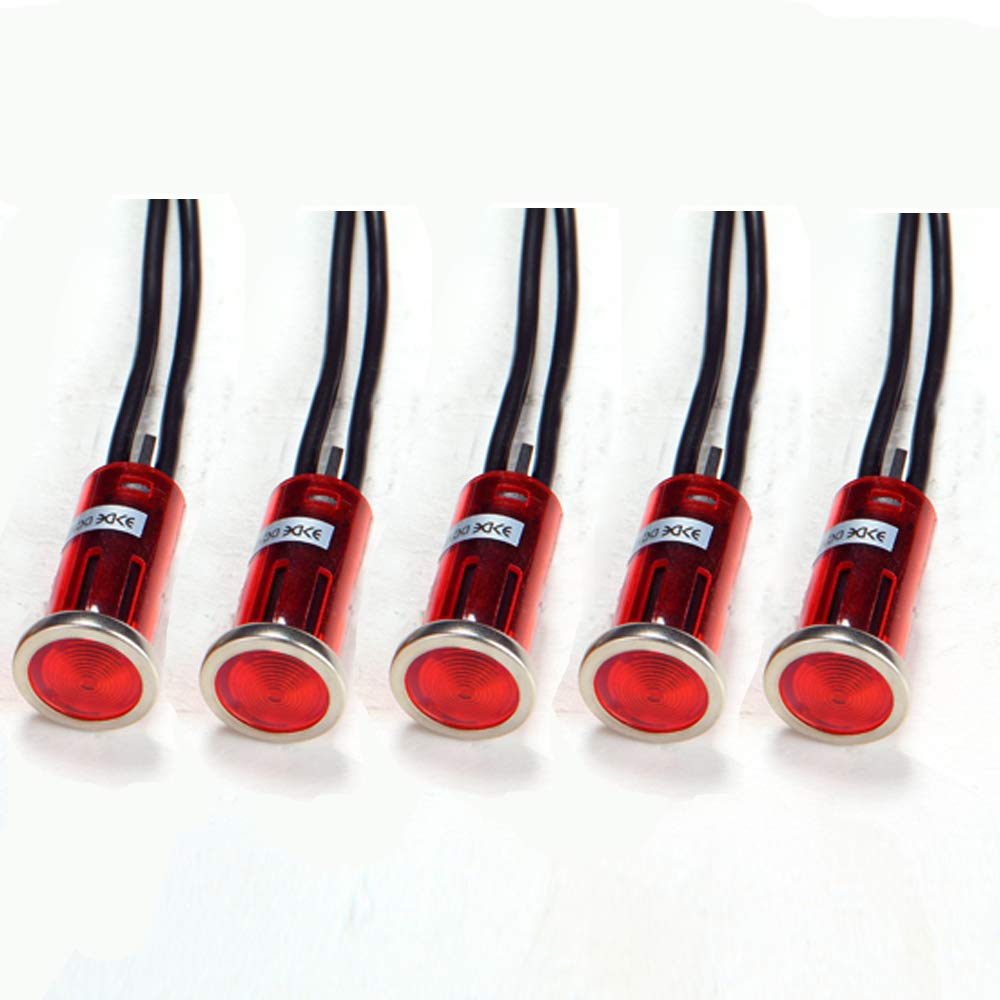 Buy LED Dash Warning Light POWERTOOL 5Pcs Warning Pilot Light Car Van