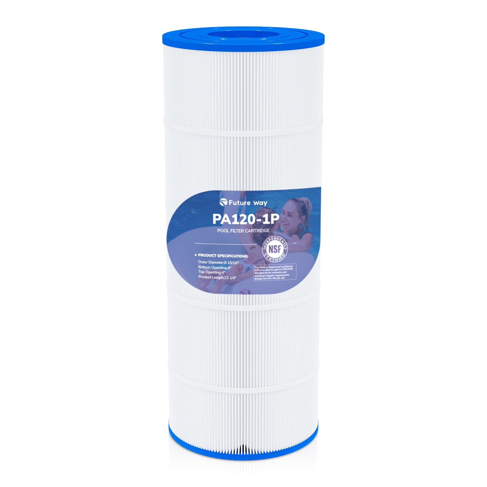 Future Way C1200 Pool Filter Cartridge Replacement for Hayward Star Clear Plus C1200, Replace Pleatco PA120, Hayward CX1200RE, Unicel C-8412, 120 sq.ft