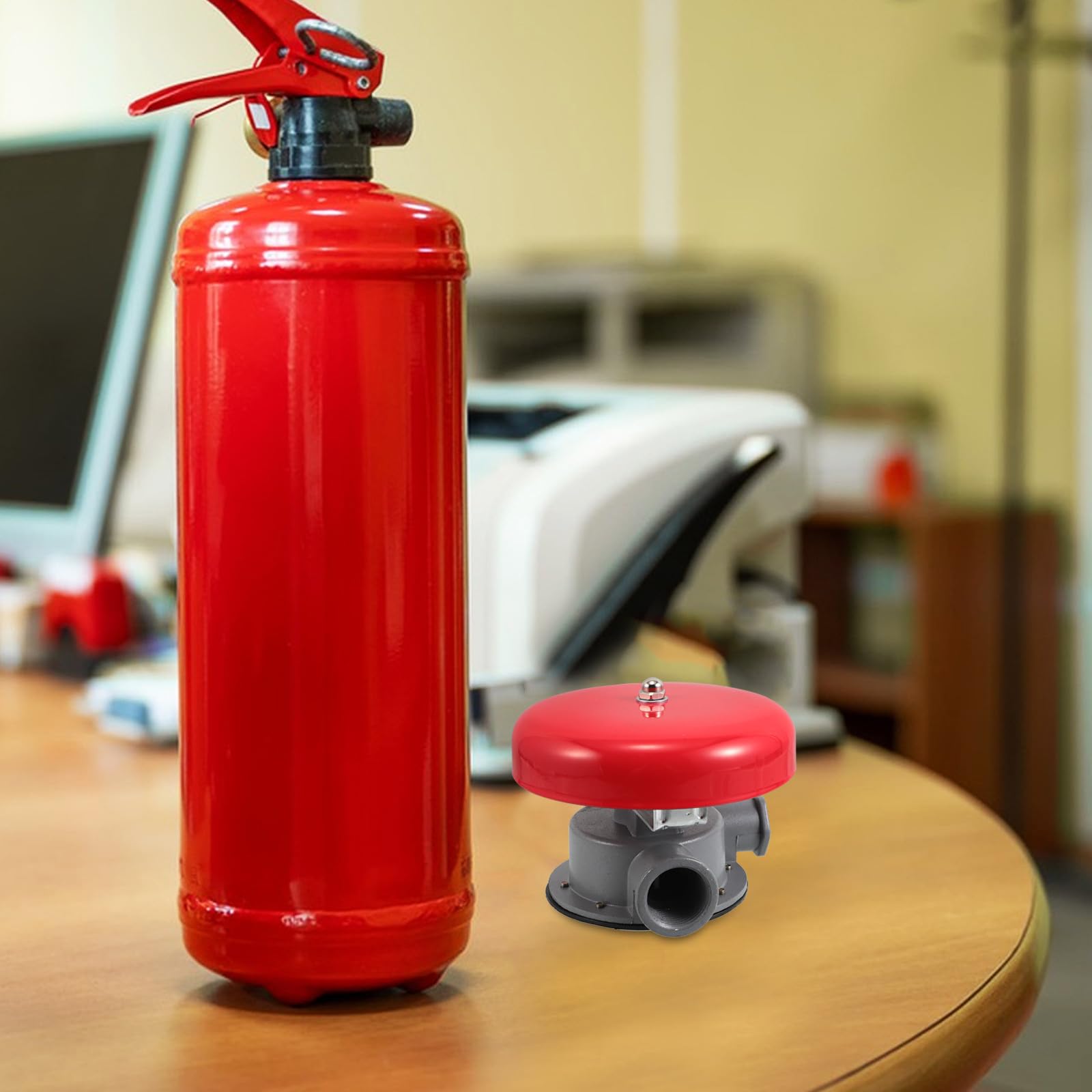 Rot Eisen Feueralarmglocke für Wasseralarmsysteme mit Lauter Alarmanzeige