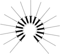 Vista 5 de BokWin 100 remaches de aluminio negros de 3/32 x 1/4 pulgadas para instalar kayak, canoa y accesorios para barcos