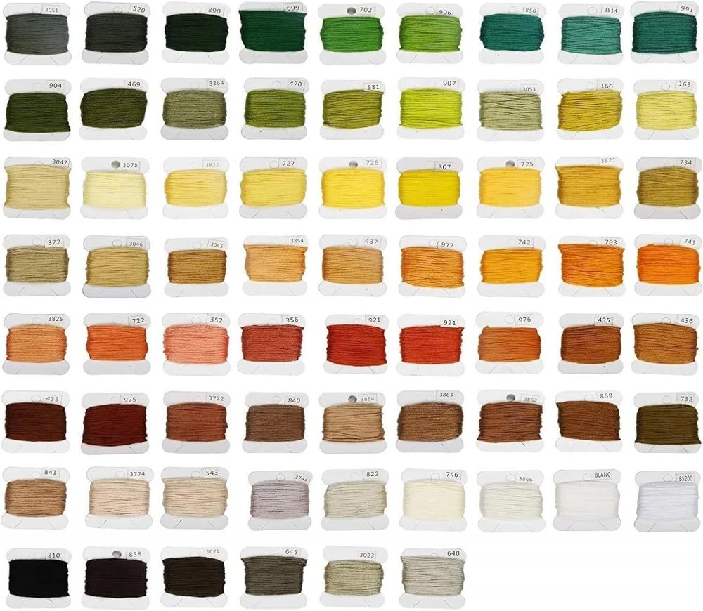 Juego de hilos de bordado de alta tenacidad, 150 colores, hilo de coser con cubos de hilo y tijeras, caja de herramientas