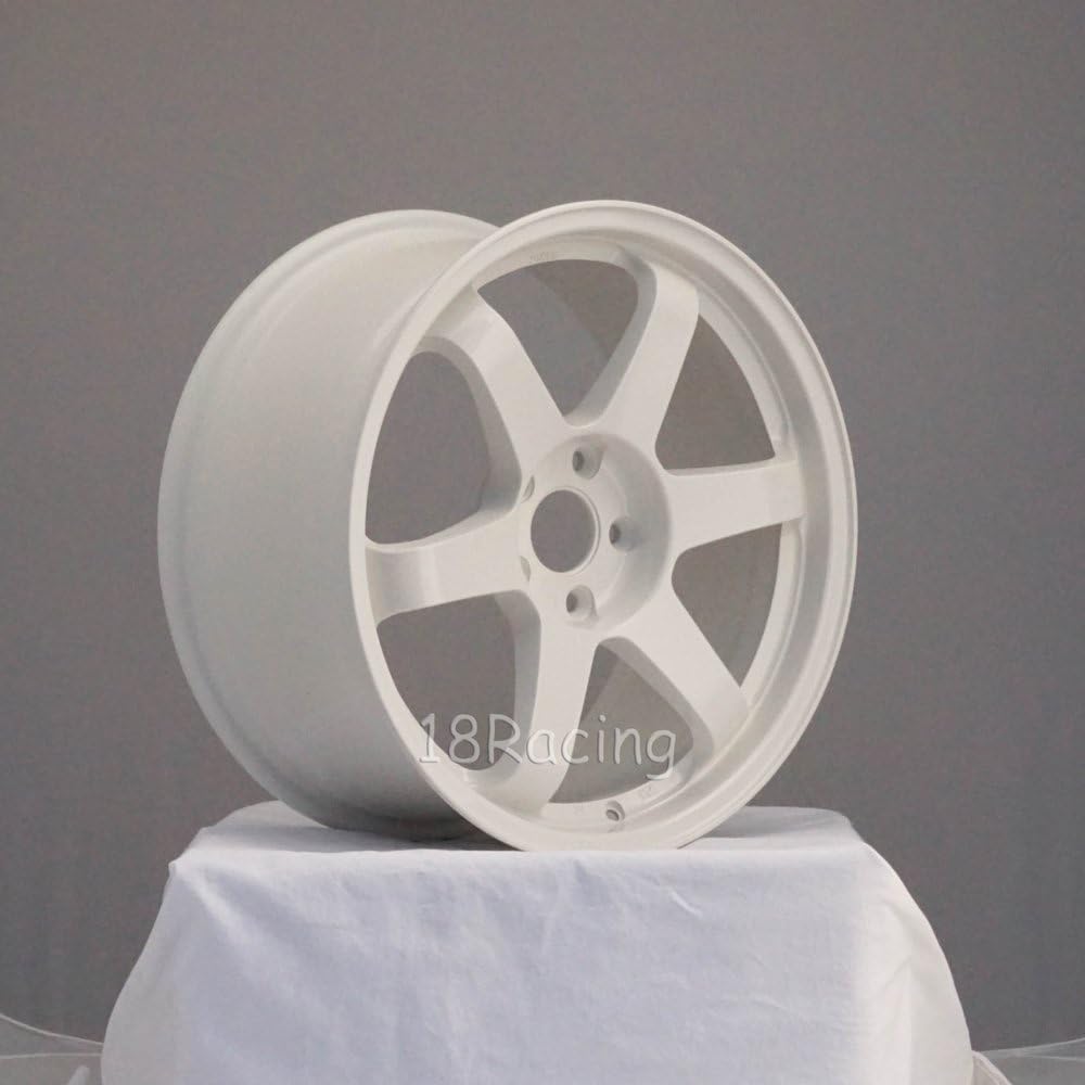 4 PCS ROTA GRID 18x8.5 PCD: 5X114.3 OFFSET:44 HB:73 WHITE