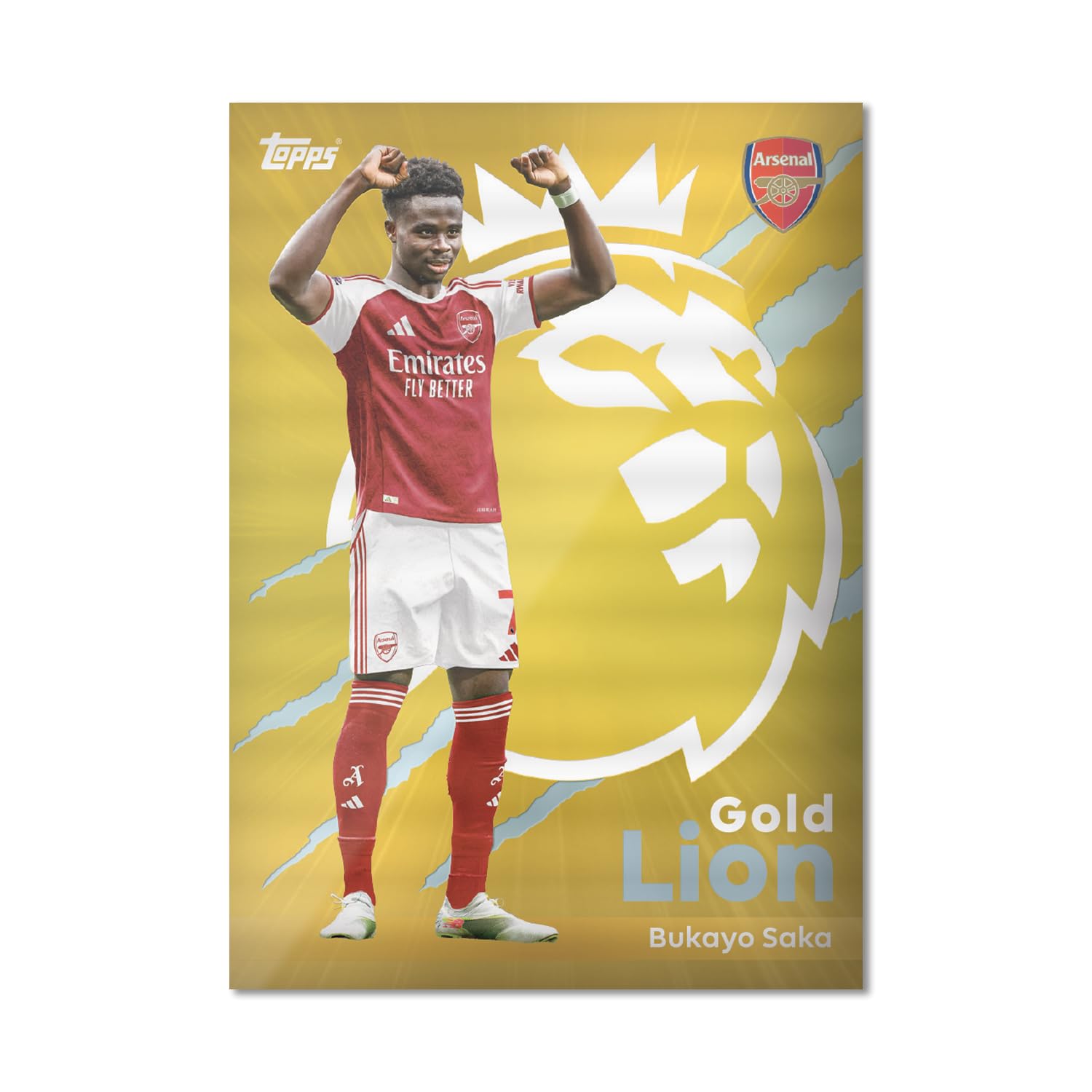 Topps Premier League 2026 - Edición Debut - Super Tin #3. Incluye 50 Cartas más 3 Cartas Hall of Fame LE.