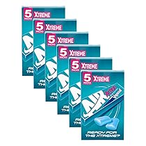 Vigorsol Air Action Xtreme, Chewing Gum, Gusto Menta, Senza Zucchero, Senza Glutine, 6 Confezioni da 5 Stick di Gomme da Masticare, Formato Ideale per avere sempre la Freschezza che ti serve