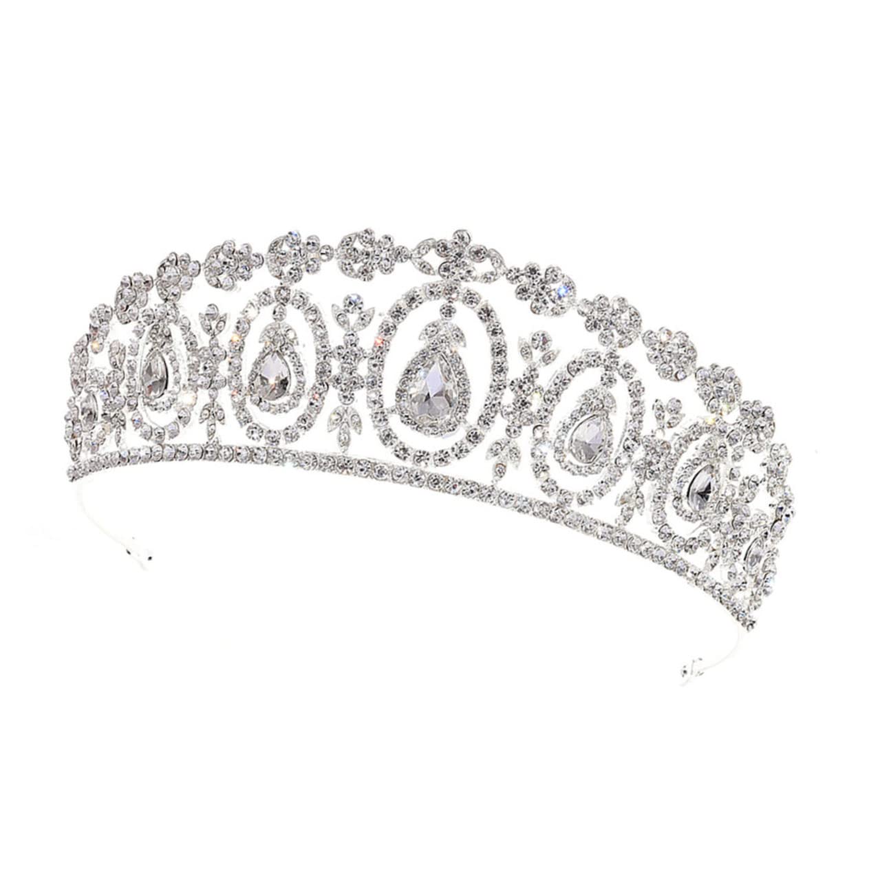 FRCOLOR 3 Pezzi Cerchietto Con Di Strass Stile Barocco Per Da Sposa Accessori Per Da Donna