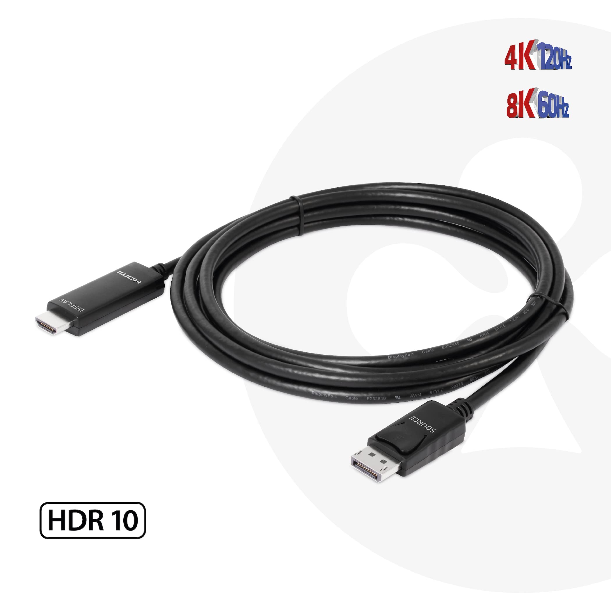 CABLE CLUB3D DISPLAYPORT 1.4 HDMI HDR 8K60HZ ACTIVO 3M