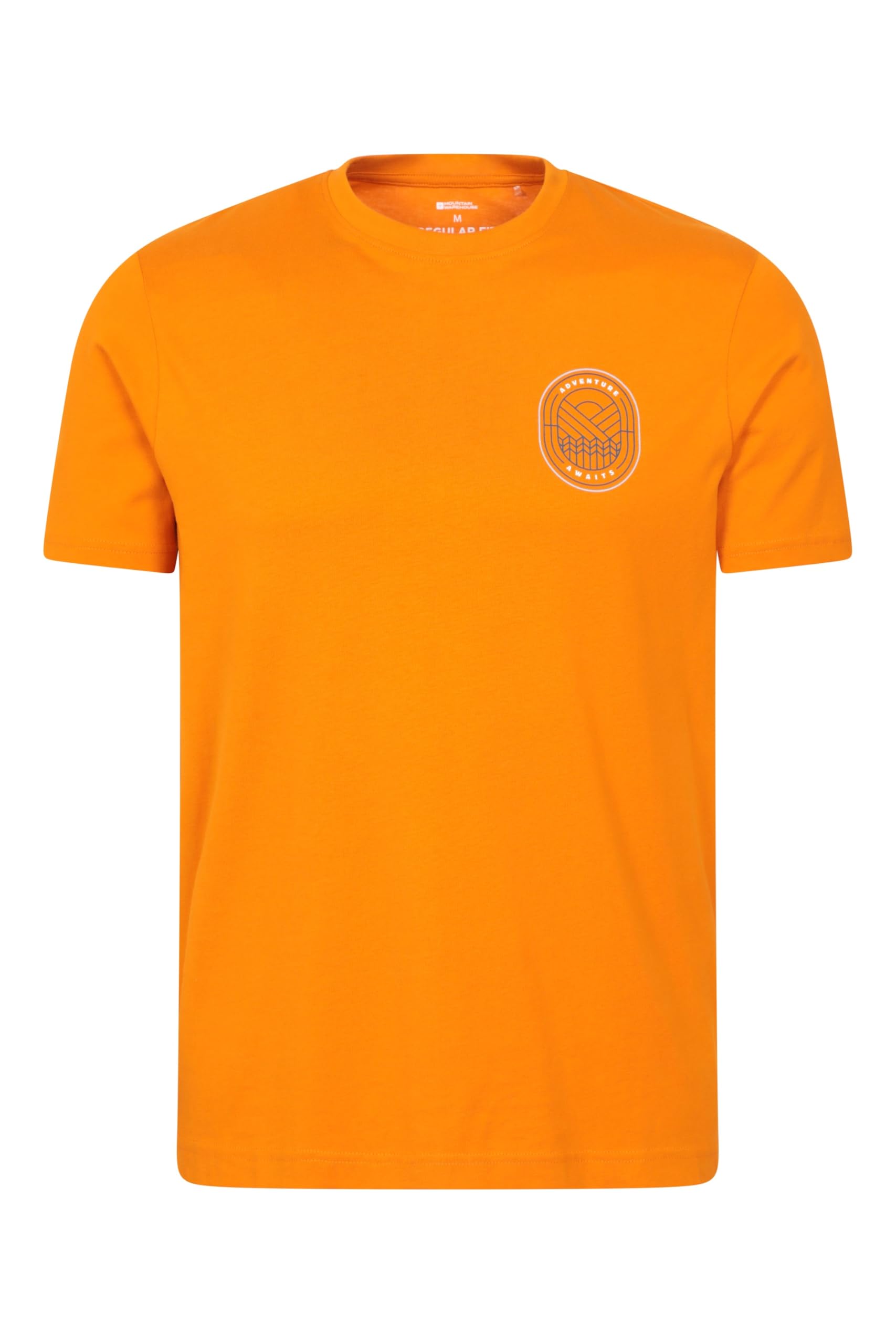Mountain Warehouse Adventure Awaits Graphic Short Sleeve T-Shirt Bright Orange M